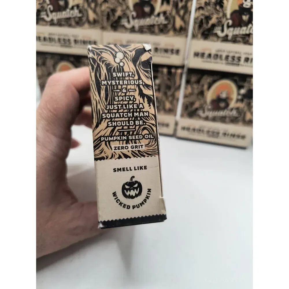 8 Dr Squatch Bar Soap Headless Rinse Halloween Zero Grit Limited Edition 5oz
